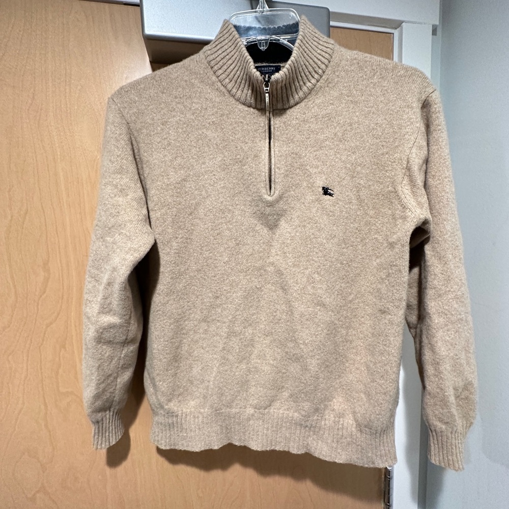 Burberry Italy zipper sweater